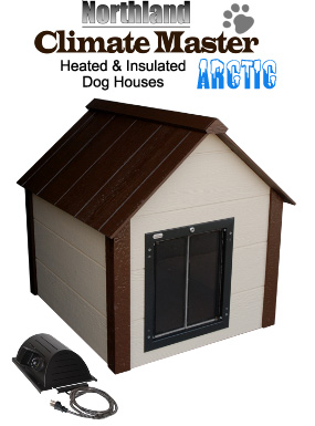 insulated heated dog house